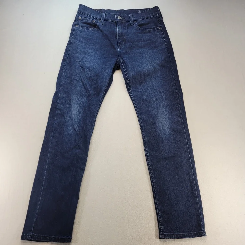 Levi's 502 Regular Taper Jeans Mens 30x30 Dark Wash All Seasons Tech Denim